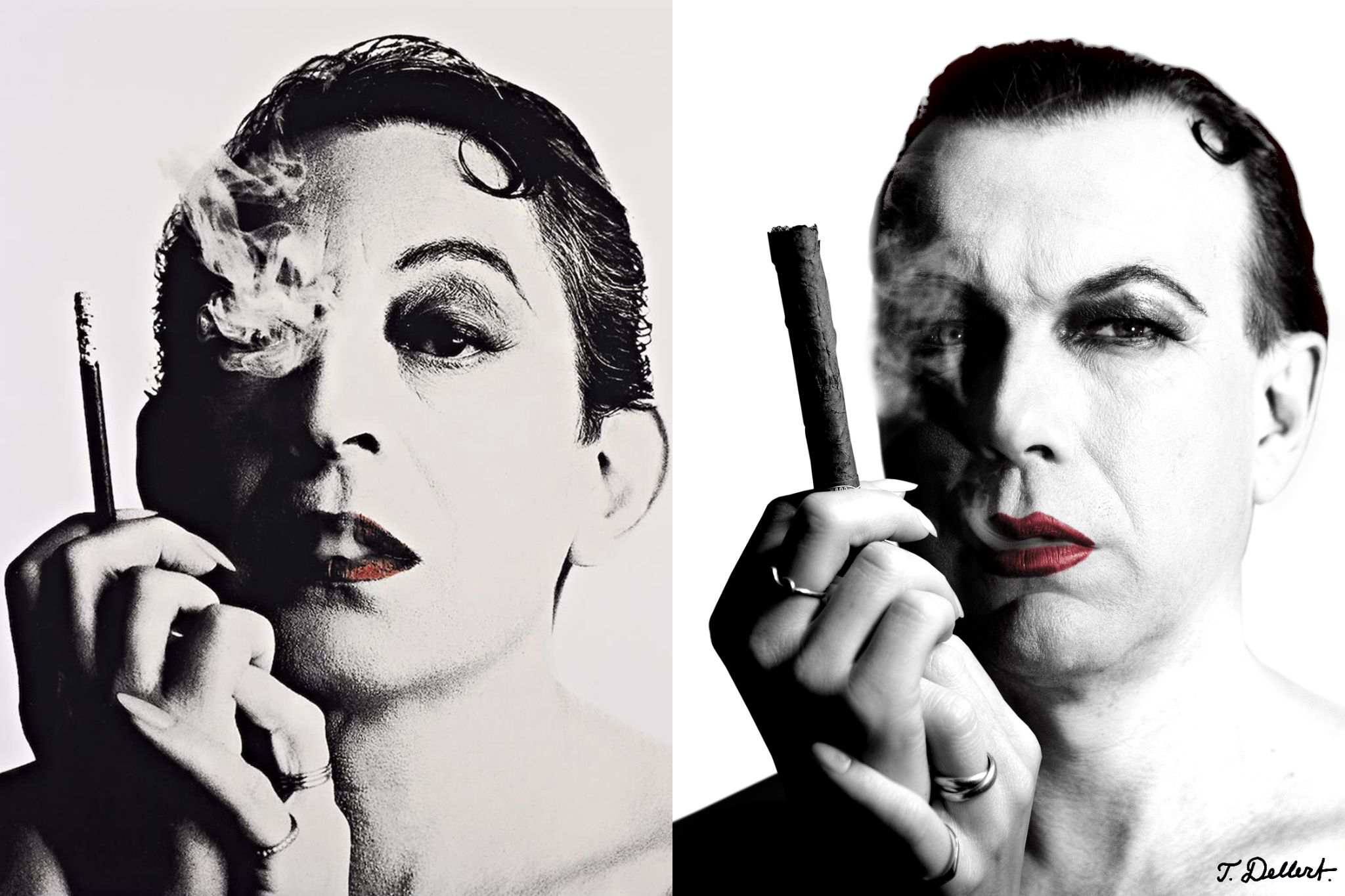 Serge Gainsbourg in drag and me too copy